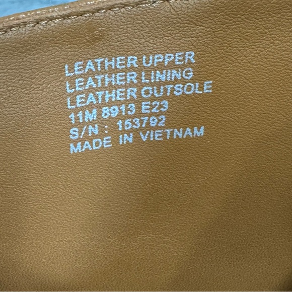 TORY BURCH BROOKE STAMPED HEEL BOOTIE IN CARAMEL CORN - SZ - 11 .US - Picture 9 of 11